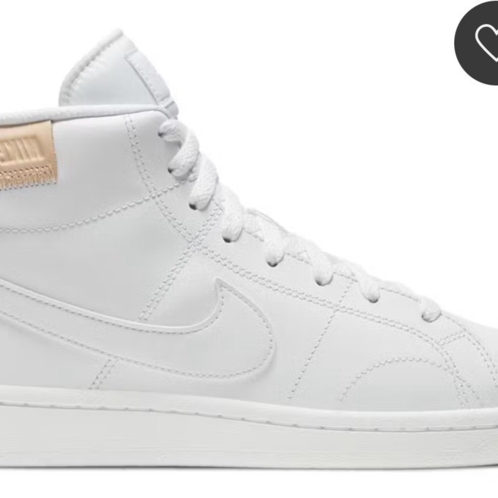 Nike White High-Top Athletic Shoes